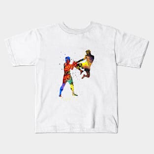 Man muay thai boxing, Kids T-Shirt